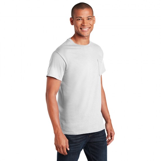 Gildan® - Ultra Cotton® 100 Cotton T-Shirt with Pocket by Duffelbags.com