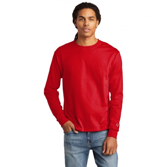 Champion ® Heritage 5.2-Oz. Jersey Long Sleeve Tee by Duffelbags.com