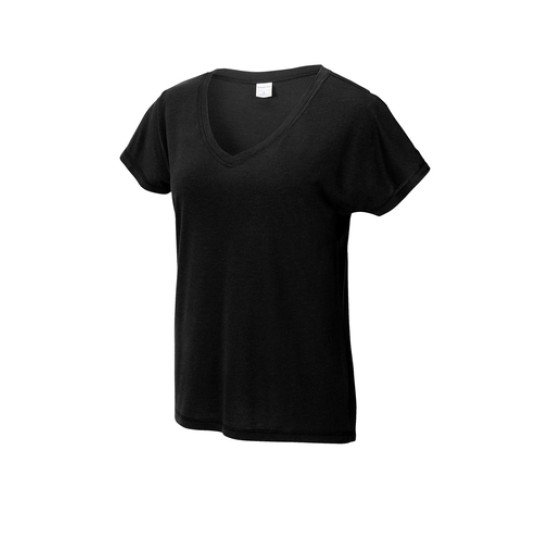 Sport-Tek ® Ladies PosiCharge ® Tri-Blend Wicking Dolman Tee by Duffelbags.com