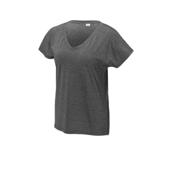 Sport-Tek ® Ladies PosiCharge ® Tri-Blend Wicking Dolman Tee by Dufflebags.com Sport-Tek ® Ladies PosiCharge ® Tri-Blend Wicking Dolman Tee by Duffelbags.com