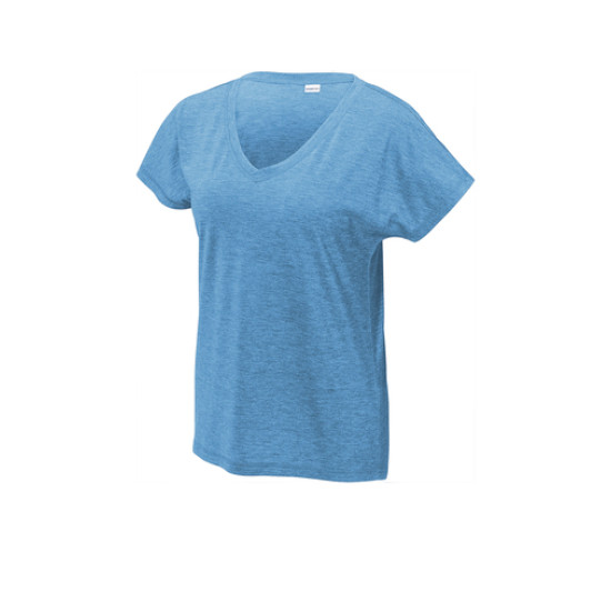 Sport-Tek ® Ladies PosiCharge ® Tri-Blend Wicking Dolman Tee by Duffelbags.com