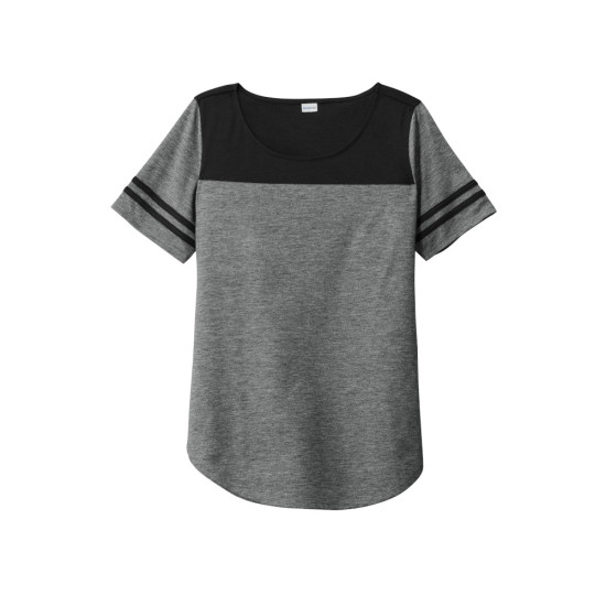 Sport-Tek ® Ladies PosiCharge ® Tri-Blend Wicking Fan Tee by Dufflebags.com Sport-Tek ® Ladies PosiCharge ® Tri-Blend Wicking Fan Tee by Duffelbags.com