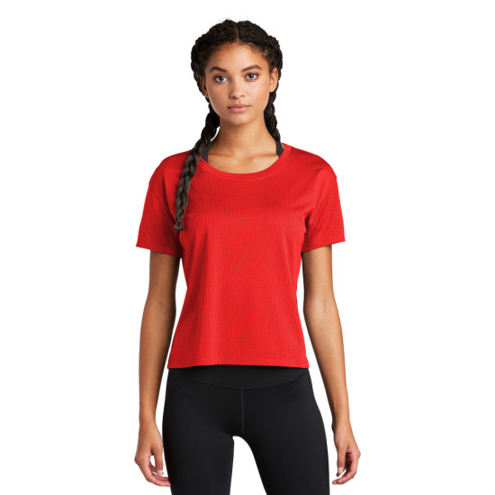 Sport-Tek ® Ladies PosiCharge® Draft Crop Tee by Duffelbags.com