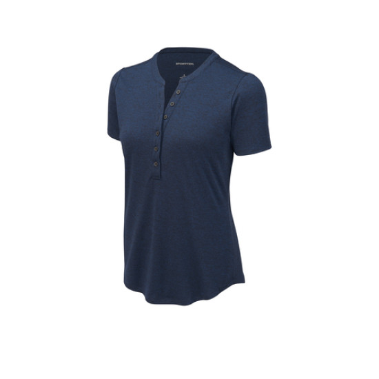 Sport-Tek ® Ladies Endeavor Henley by Duffelbags.com