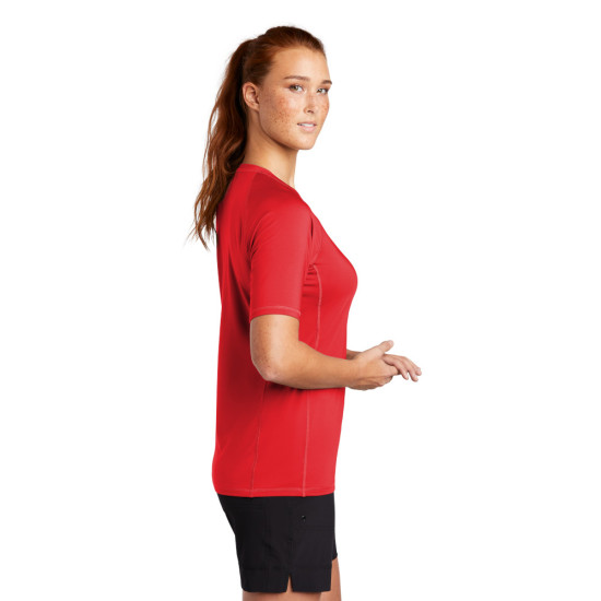 Sport-Tek ® Ladies Rashguard Tee by Dufflebags.com Sport-Tek ® Ladies Rashguard Tee by Duffelbags.com