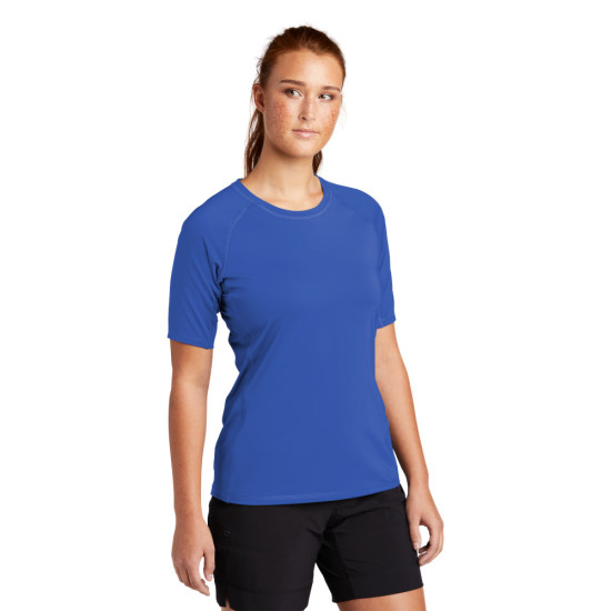 Sport-Tek ® Ladies Rashguard Tee by Dufflebags.com Sport-Tek ® Ladies Rashguard Tee by Duffelbags.com