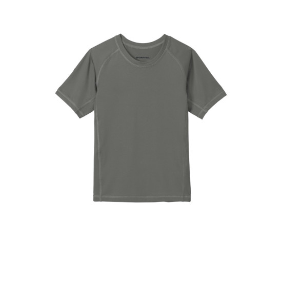 Sport-Tek ® Youth Rashguard Tee by Dufflebags.com Sport-Tek ® Youth Rashguard Tee by Duffelbags.com