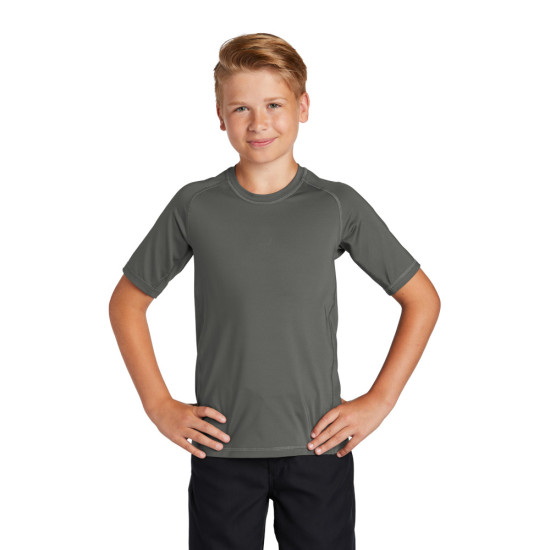 Sport-Tek ® Youth Rashguard Tee by Dufflebags.com Sport-Tek ® Youth Rashguard Tee by Duffelbags.com