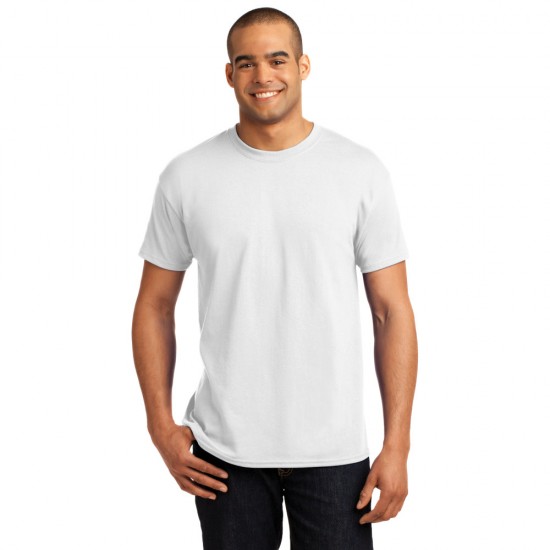 Hanes® - EcoSmart® 50/50 Cotton/Poly T-Shirt by Duffelbags.com