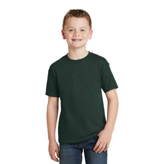 Hanes® - Youth EcoSmart® 50/50 Cotton/Poly T-Shirt by Duffelbags.com