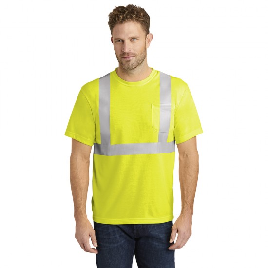 CornerStone® - ANSI 107 Class 2 Safety T-Shirt by Duffelbags.com