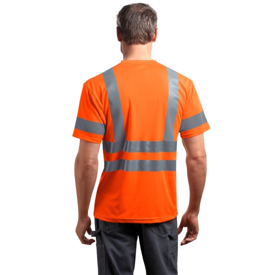 CornerStone® - ANSI 107 Class 3 Short Sleeve Snag-Resistant Reflective T-Shirt by Duffelbags.com