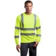 CornerStone® - ANSI 107 Class 3 Long Sleeve Snag-Resistant Reflective T-Shirt by Duffelbags.com