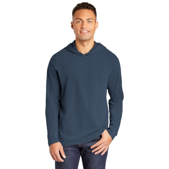 Comfort Colors ® Heavyweight Ring Spun Long Sleeve Hooded Tee by Duffelbags.com