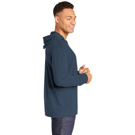 Comfort Colors ® Heavyweight Ring Spun Long Sleeve Hooded Tee by Duffelbags.com