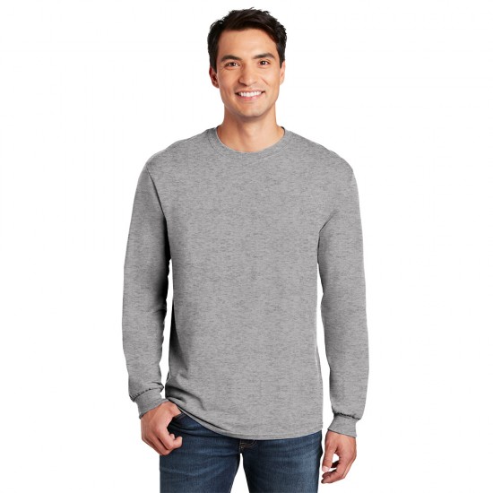 Gildan® - Heavy Cotton™ 100 Cotton Long Sleeve T-Shirt by Duffelbags.com