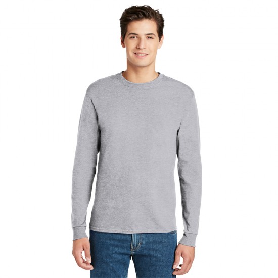 Hanes® - Tagless® 100 Cotton Long Sleeve T-Shirt by Duffelbags.com