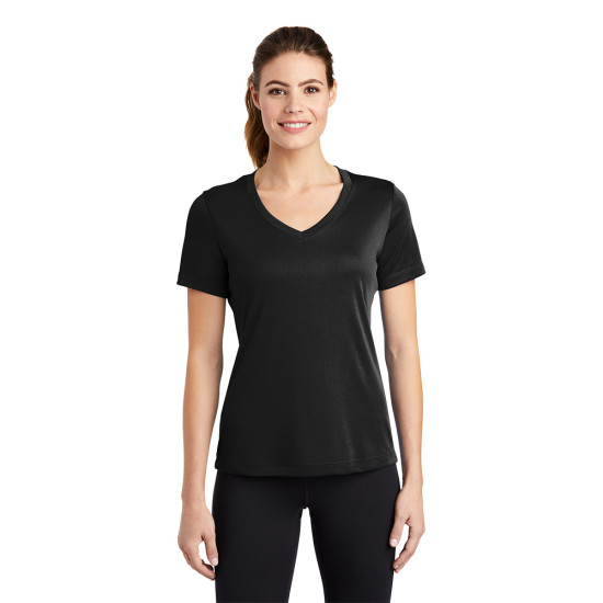 Sport-Tek® Ladies PosiCharge® Competitor™ V-Neck Tee by Dufflebags.com Sport-Tek® Ladies PosiCharge® Competitor™ V-Neck Tee by Duffelbags.com