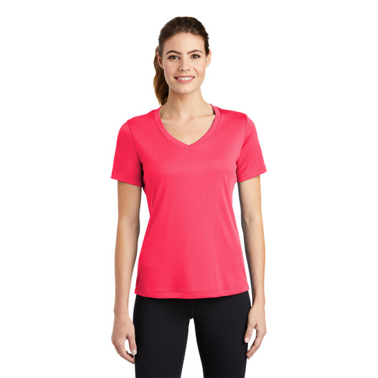 Sport-Tek® Ladies PosiCharge® Competitor™ V-Neck Tee by Dufflebags.com Sport-Tek® Ladies PosiCharge® Competitor™ V-Neck Tee by Duffelbags.com