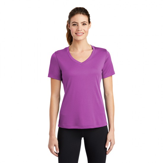 Sport-Tek® Ladies PosiCharge® Competitor™ V-Neck Tee by Duffelbags.com
