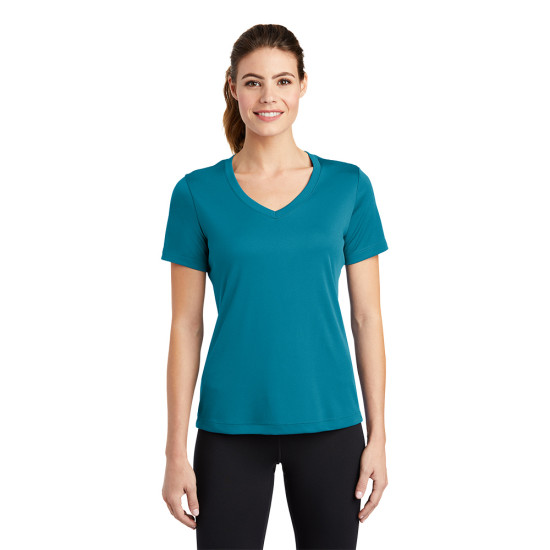 Sport-Tek® Ladies PosiCharge® Competitor™ V-Neck Tee by Dufflebags.com Sport-Tek® Ladies PosiCharge® Competitor™ V-Neck Tee by Duffelbags.com