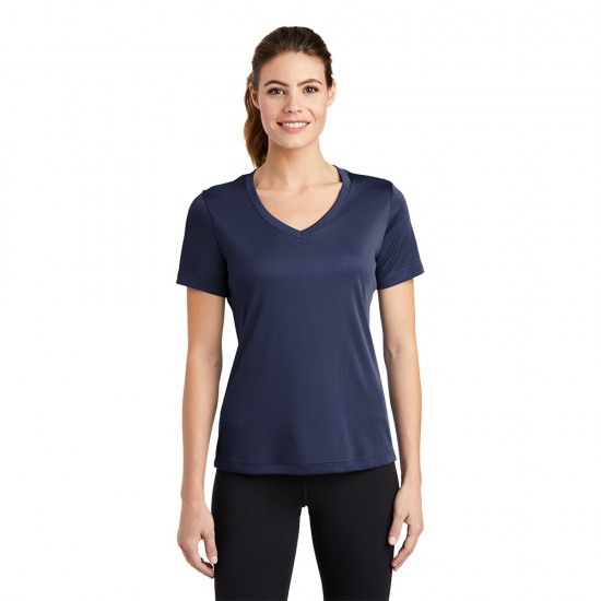Sport-Tek® Ladies PosiCharge® Competitor™ V-Neck Tee by Duffelbags.com