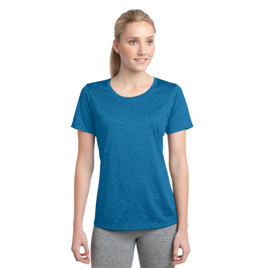 Sport-Tek® Ladies Heather Contender™ Scoop Neck Tee by Duffelbags.com