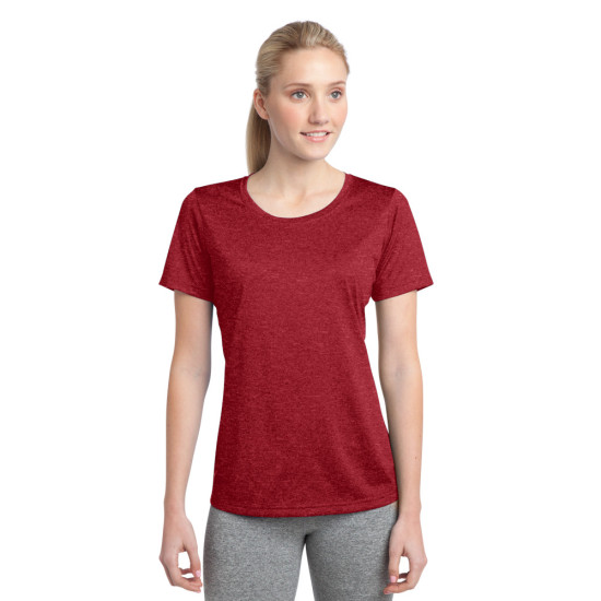 Sport-Tek® Ladies Heather Contender™ Scoop Neck Tee by Duffelbags.com