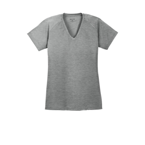 Sport-Tek® Ladies Ultimate Performance V-Neck by Duffelbags.com