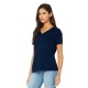 BELLA+CANVAS ® Women’s Relaxed Jersey Short Sleeve V-Neck Tee by Duffelbags.com