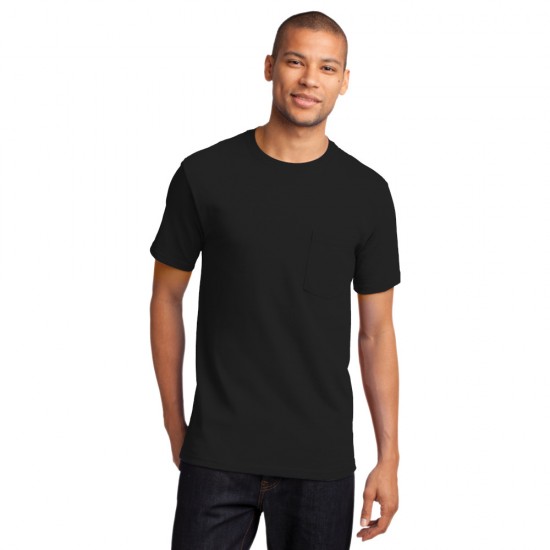 Port & Company® Tall Essential Pocket Tee by Duffelbags.com