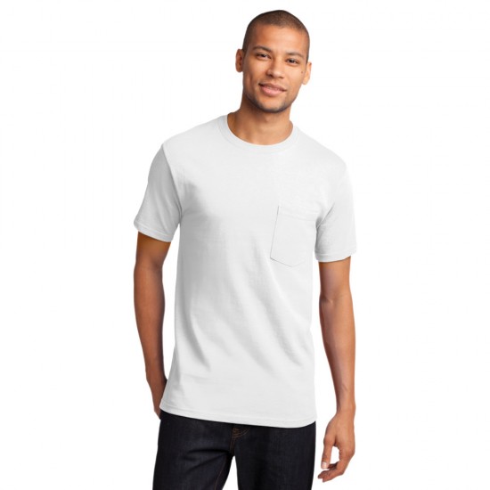 Port & Company® Tall Essential Pocket Tee by Duffelbags.com