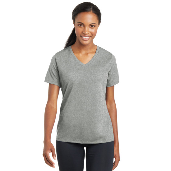 Sport-Tek® Ladies PosiCharge® RacerMesh® V-Neck Tee by Duffelbags.com