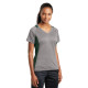 Sport-Tek® Ladies Heather Colorblock Contender™ V-Neck Tee by Duffelbags.com