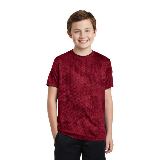 Sport-Tek® Youth CamoHex Tee by Duffelbags.com