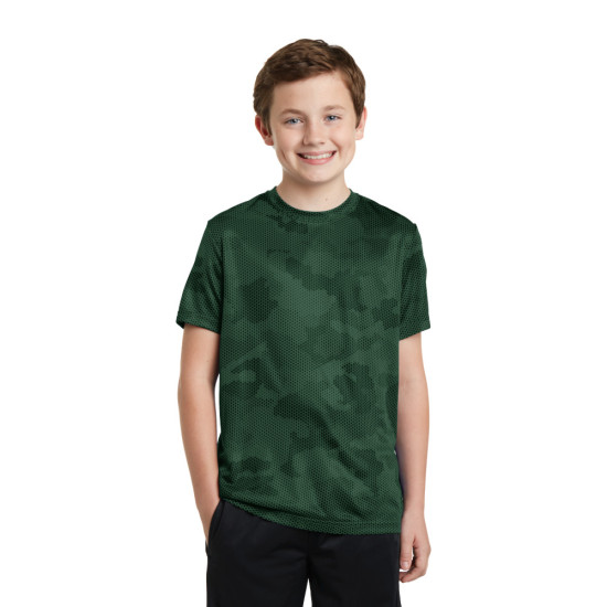 Sport-Tek® Youth CamoHex Tee by Duffelbags.com