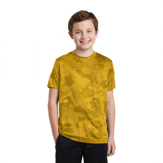 Sport-Tek® Youth CamoHex Tee by Duffelbags.com