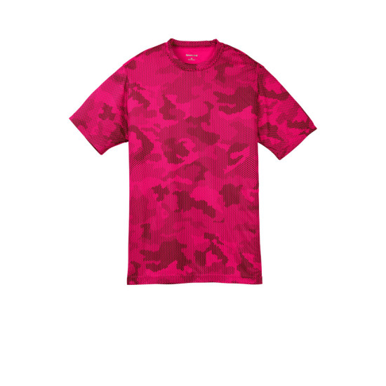 Sport-Tek® Youth CamoHex Tee by Duffelbags.com