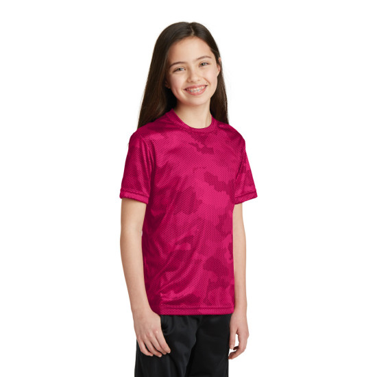 Sport-Tek® Youth CamoHex Tee by Duffelbags.com