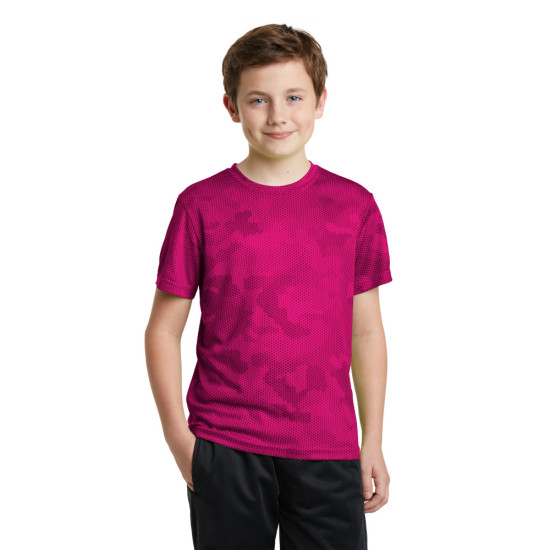 Sport-Tek® Youth CamoHex Tee by Duffelbags.com