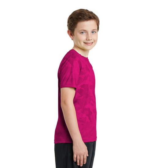 Sport-Tek® Youth CamoHex Tee by Duffelbags.com