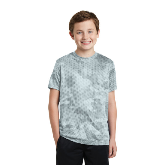 Sport-Tek® Youth CamoHex Tee by Duffelbags.com