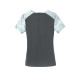 Sport-Tek® Ladies CamoHex Colorblock V-Neck Tee by Duffelbags.com