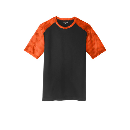 Sport-Tek® CamoHex Colorblock Tee by Duffelbags.com