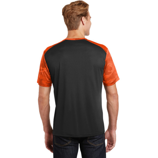 Sport-Tek® CamoHex Colorblock Tee by Duffelbags.com