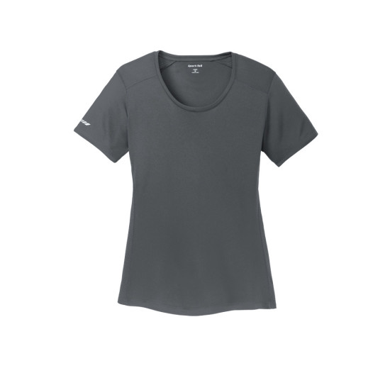 Sport-Tek® Ladies PosiCharge® Elevate Scoop Neck Tee by Duffelbags.com