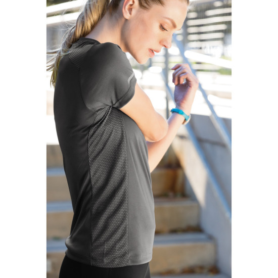 Sport-Tek® Ladies PosiCharge® Elevate Scoop Neck Tee by Duffelbags.com