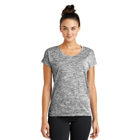 Sport-Tek® Ladies PosiCharge® Electric Heather Sporty Tee by Dufflebags.com Sport-Tek® Ladies PosiCharge® Electric Heather Sporty Tee by Duffelbags.com