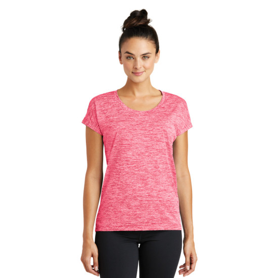 Sport-Tek® Ladies PosiCharge® Electric Heather Sporty Tee by Dufflebags.com Sport-Tek® Ladies PosiCharge® Electric Heather Sporty Tee by Duffelbags.com