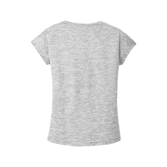 Sport-Tek® Ladies PosiCharge® Electric Heather Sporty Tee by Duffelbags.com